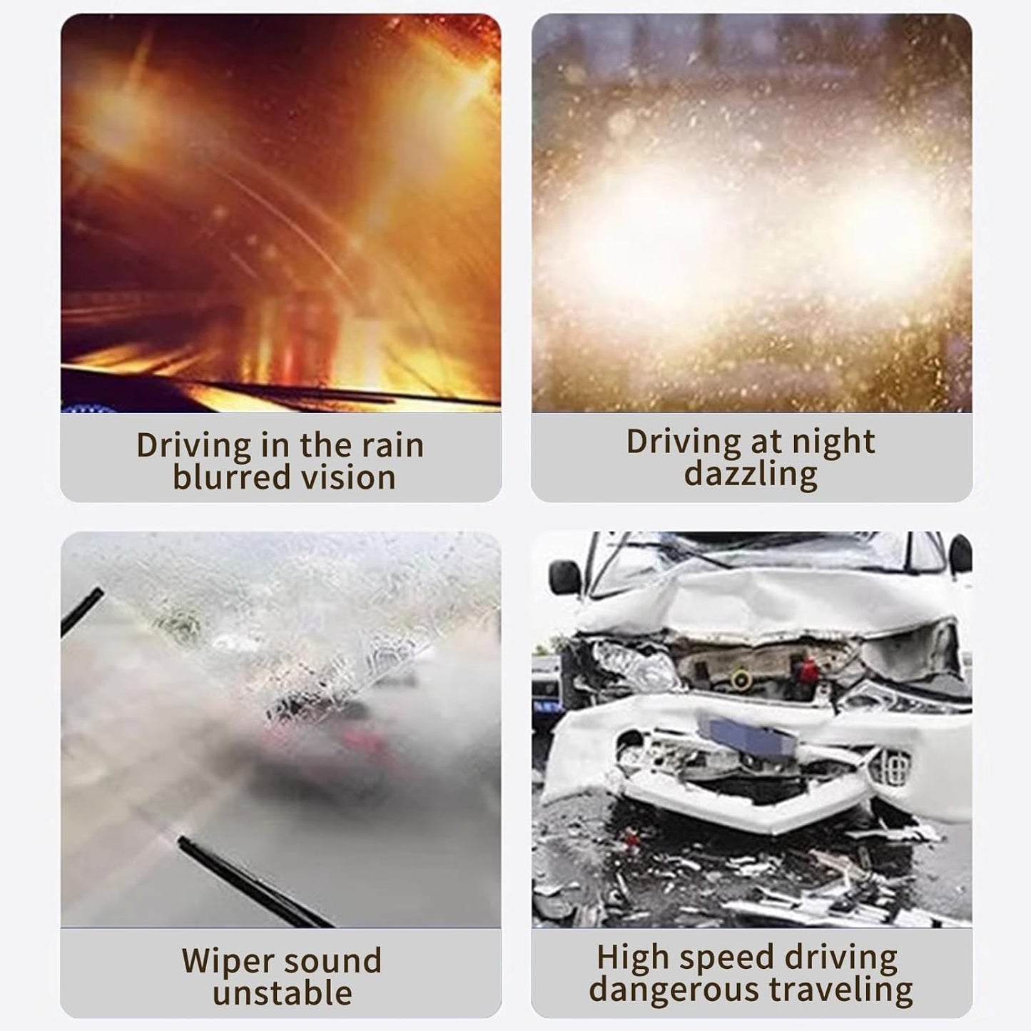 CERAKOTE® Hydrophobic Automotive Rain Repellant, Long-Lasting Visibility and Shine + FREE SPONGE & TOWEL )