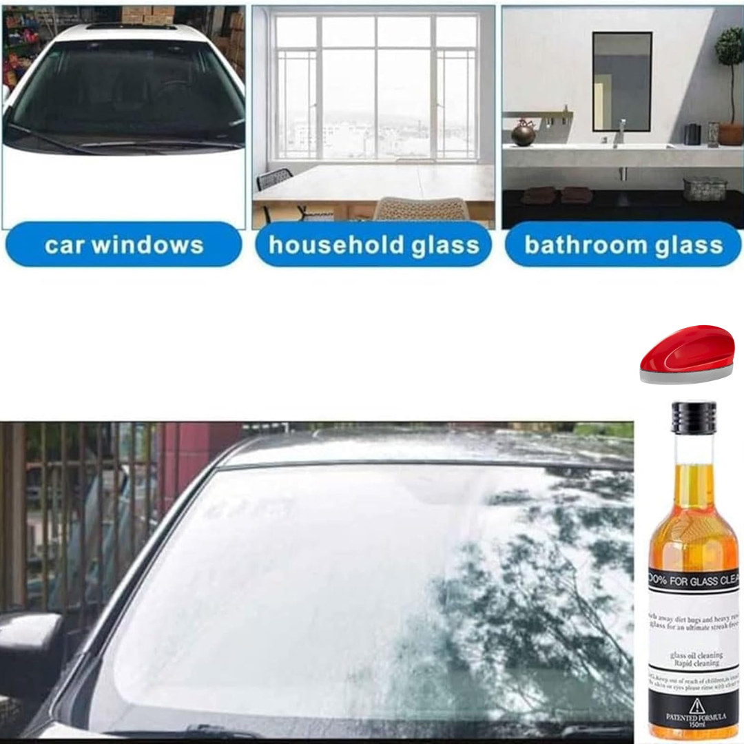 CERAKOTE® Hydrophobic Automotive Rain Repellant, Long-Lasting Visibility and Shine + FREE SPONGE & TOWEL )