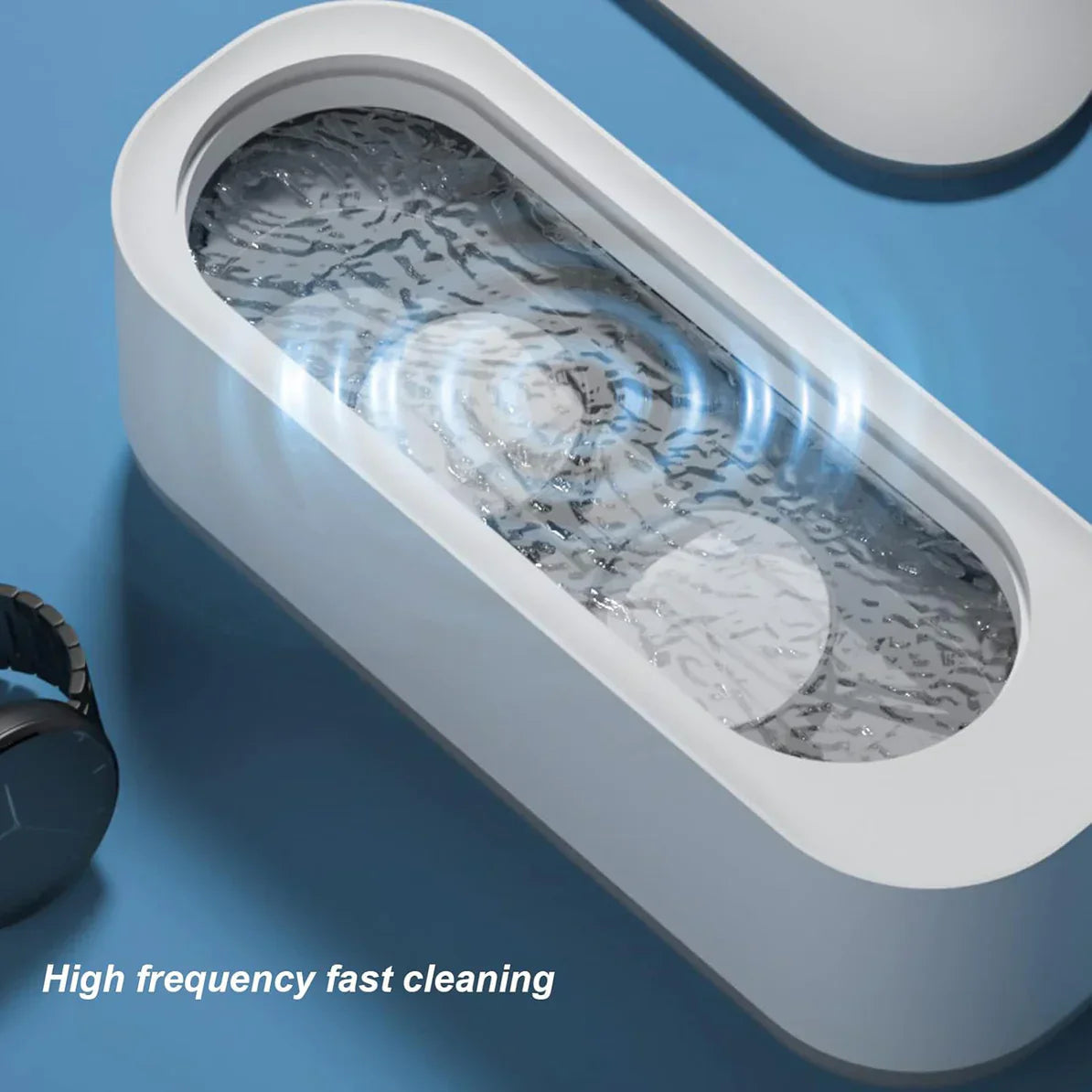 Ultrasonic Mini Household Cleaning Machine for Jewellery, Eyeglasses, Rings,Coins