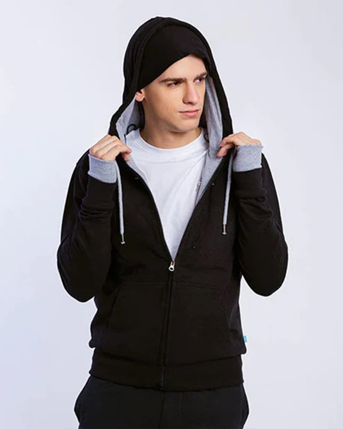 Full Sleeve Black Unisex Travel Jacket