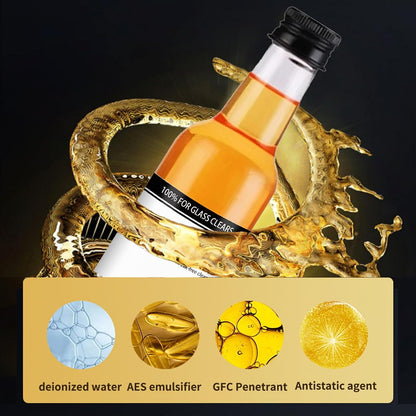 CERAKOTE® Hydrophobic Automotive Rain Repellant, Long-Lasting Visibility and Shine + FREE SPONGE & TOWEL )