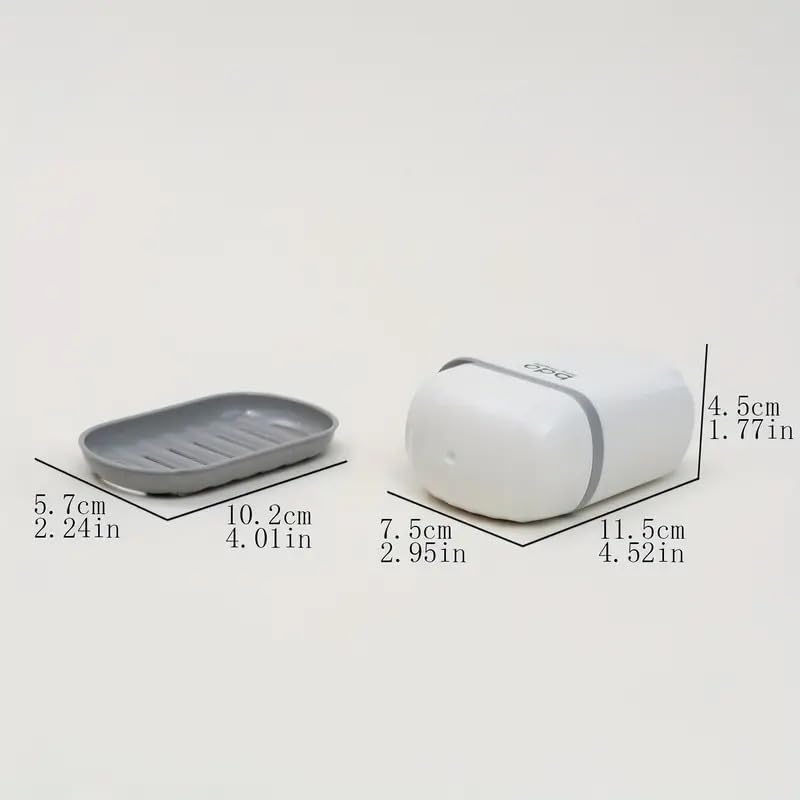 Pack of 4 Travel Soap Case, Portable Soap Dish with Lid, Leakproof Soap Dishes for Bar Soap with Cover