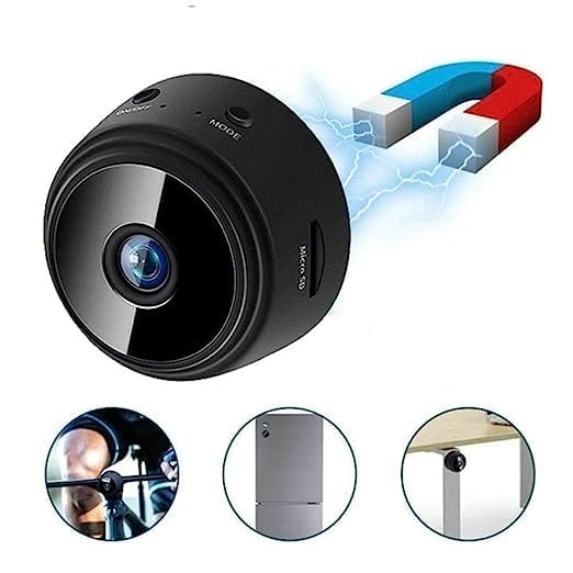 HD Mini Camera Wireless WiFi 1080P Home Security Nanny IP Ball Cam with Motion Detection Night Vision Camera (magnets)