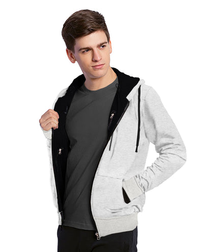 Full Sleeve Grey Unisex Travel Jacket