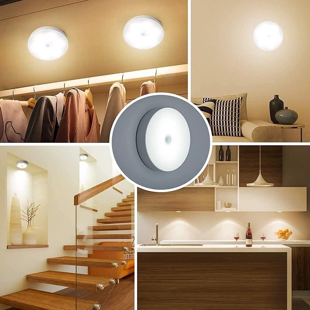 Pack of 2 Motion Sensor Light With USB Charging Wireless Self Adhesive LED