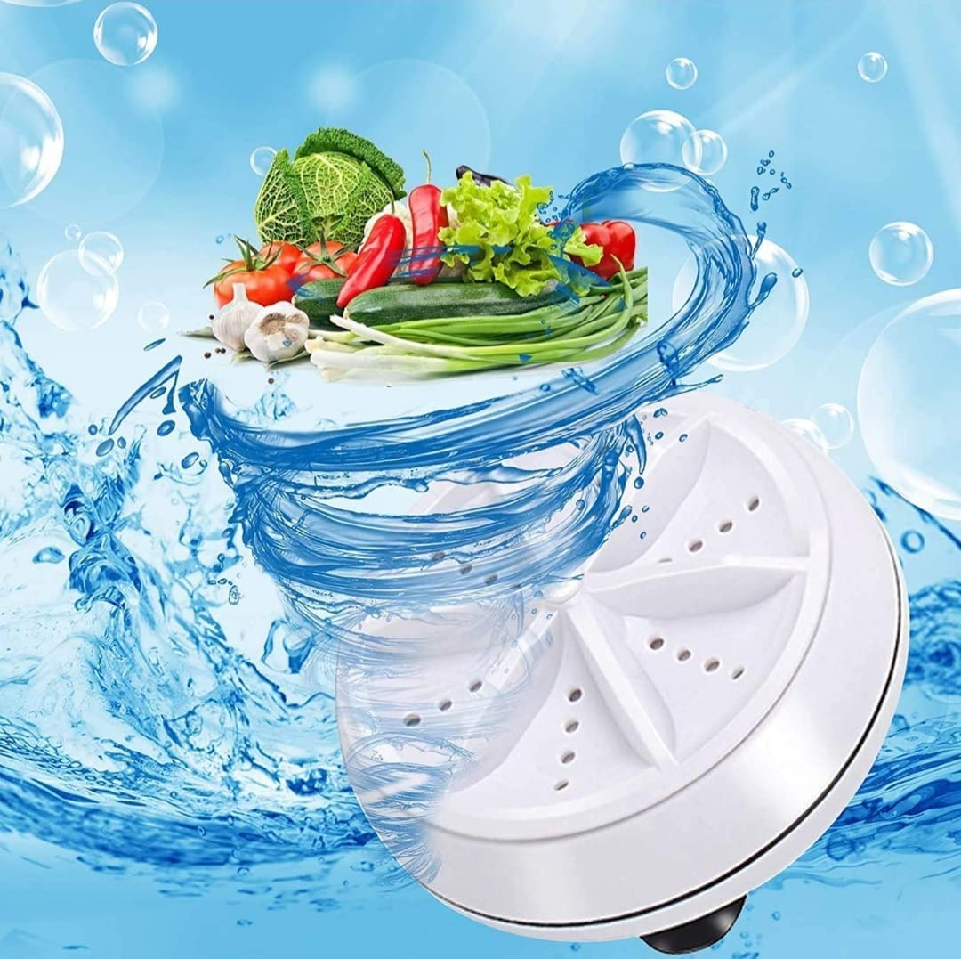 Mini Turbine Washing Machine Portable Device with USB Cable for Travel Home