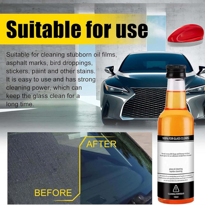 CERAKOTE® Hydrophobic Automotive Rain Repellant, Long-Lasting Visibility and Shine + FREE SPONGE & TOWEL )