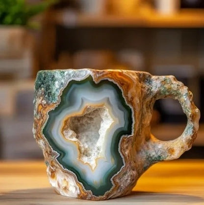 (New year Sale ) ✨️2025 New Mineral Crystal Coffee Mugs☕