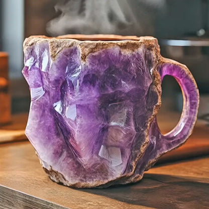 (New year Sale ) ✨️2025 New Mineral Crystal Coffee Mugs☕