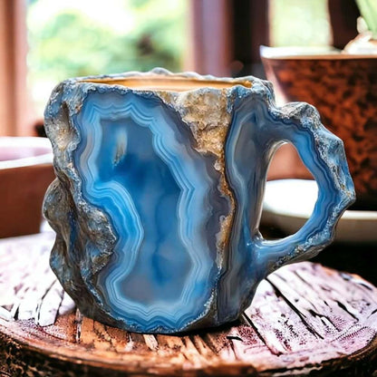 (New year Sale ) ✨️2025 New Mineral Crystal Coffee Mugs☕