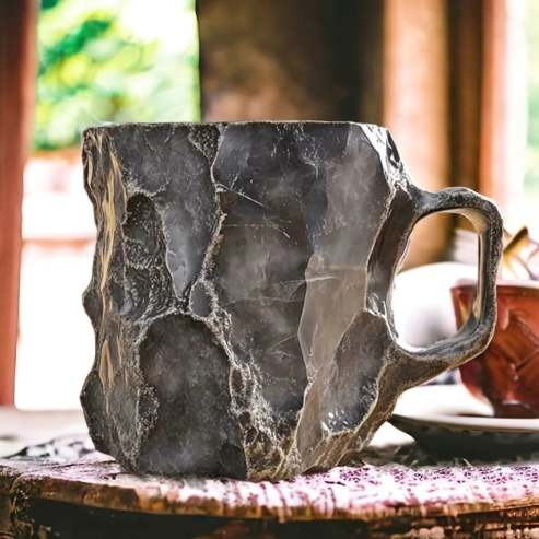 (New year Sale ) ✨️2025 New Mineral Crystal Coffee Mugs☕